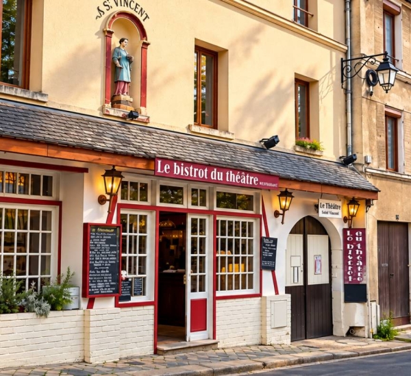 Le restaurant - Le Bistrot du Théâtre - Restaurant Jouy-le-Moutier - Chef Christophe Bayle  - Restaurant Jouy le Moutier - Bistrot Jouy le Moutier